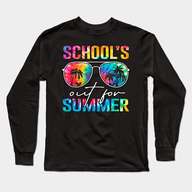 School's Out For Summer Long Sleeve T-Shirt by Miller Family 